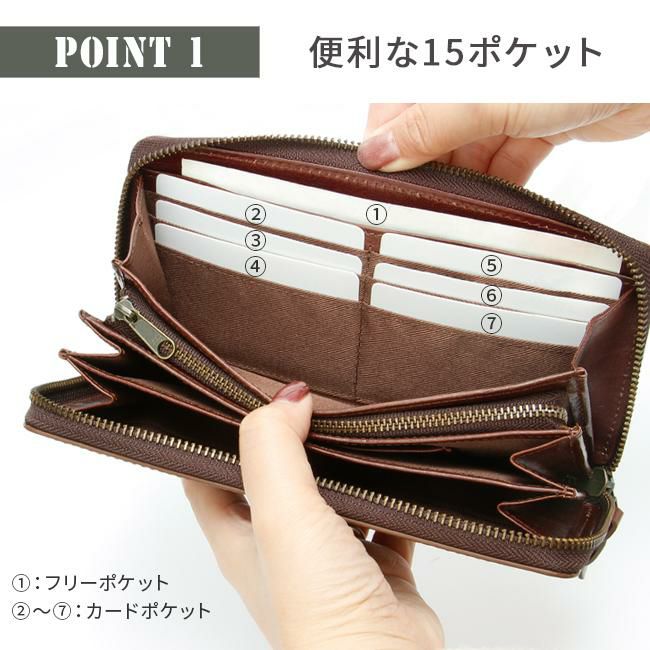 アヴィレックス バイデ 長財布 AVIREX ax9102