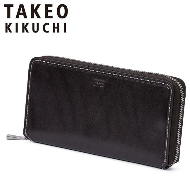 『未使用』TAKEO KIKUCHI 長財布 黒 TAKEO KIKUCHI 長財布 - 小物高価