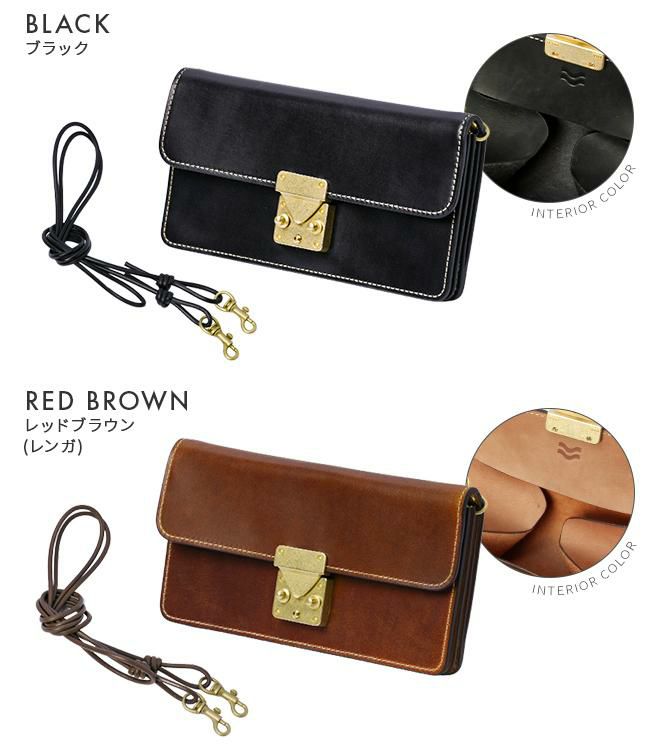 スロウ コードバン ショルダーウォレット SLOW so875p