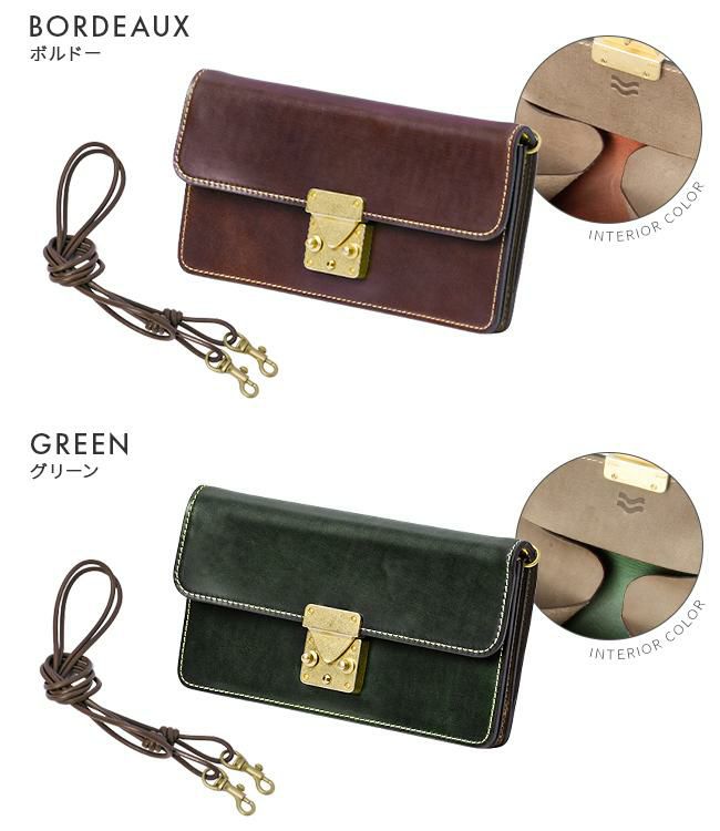 スロウ コードバン ショルダーウォレット SLOW so875p