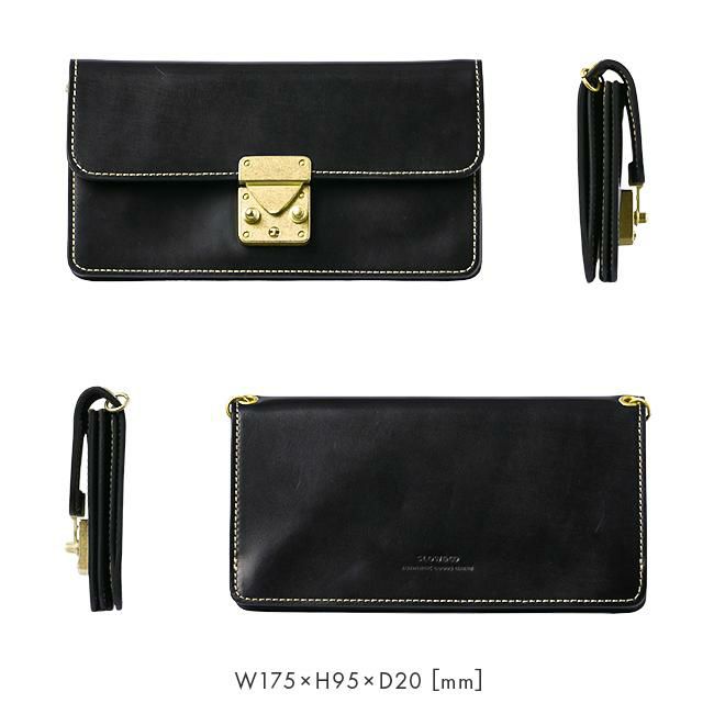 スロウ コードバン ショルダーウォレット SLOW so875p