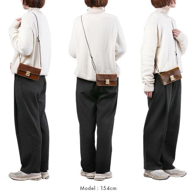 スロウ コードバン ショルダーウォレット SLOW so875p