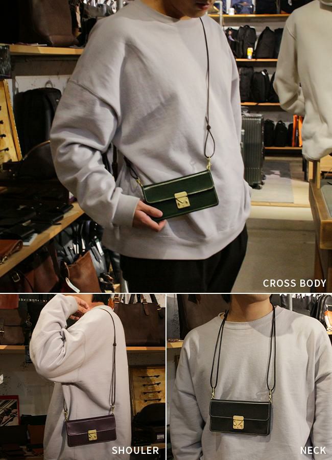 スロウ コードバン ショルダーウォレット SLOW so875p