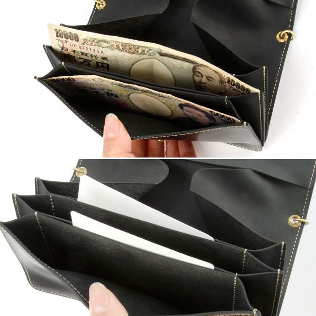 スロウ コードバン ショルダーウォレット SLOW so875p