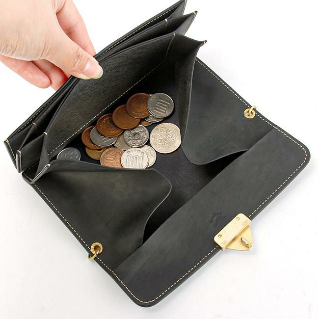 スロウ コードバン ショルダーウォレット SLOW so875p