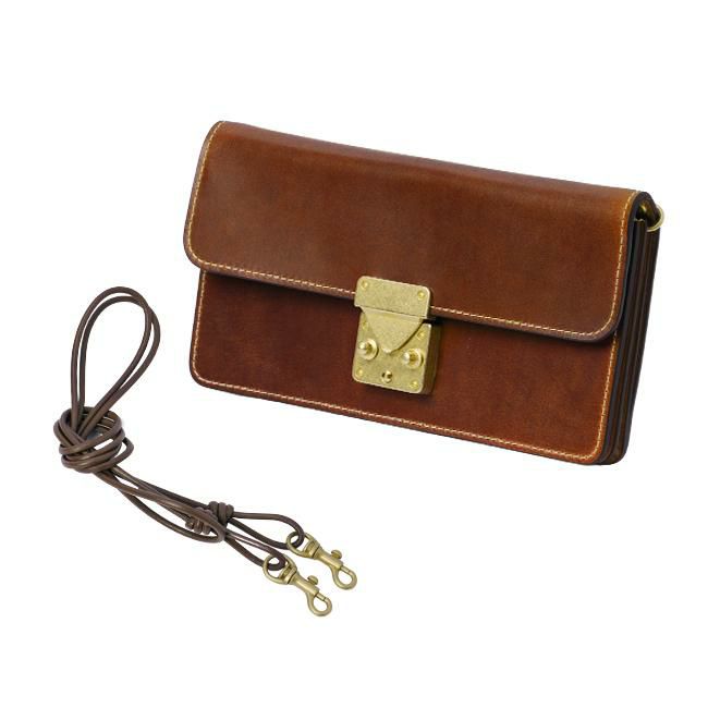 スロウ コードバン ショルダーウォレット SLOW so875p