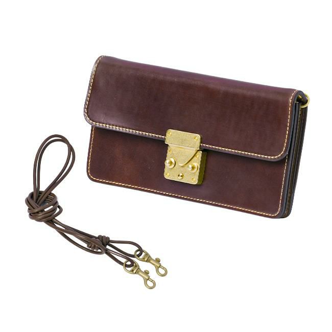 スロウ コードバン ショルダーウォレット SLOW so875p