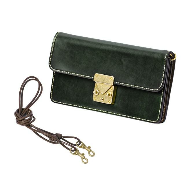 スロウ コードバン ショルダーウォレット SLOW so875p