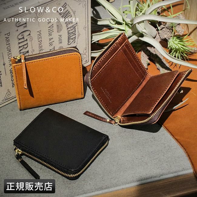 SLOW スロウ 財布 ミニ財布 ミニウォレット L字ファスナー ボックス型 