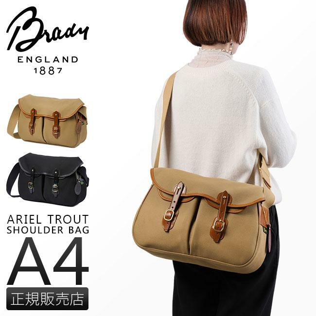 正規取扱店】ブレディ アリエル トラウト ショルダーバッグ A4 Brady ARIEL TROUT LARGE