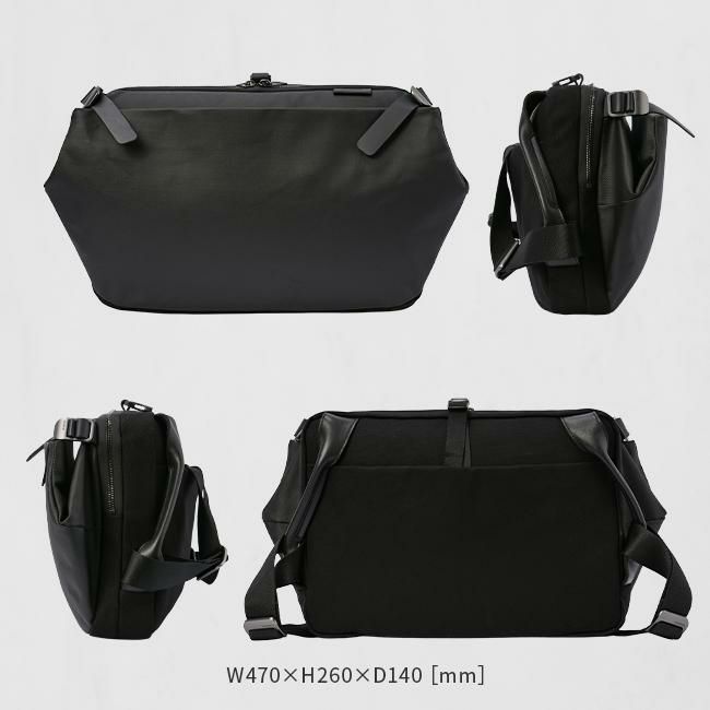 コートエシェル　RISS Riss Coated Canvas Black côte&ciel Official