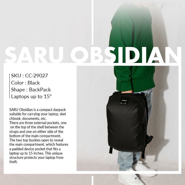 コートエシエル  リュック c?te&ciel saru-o-black