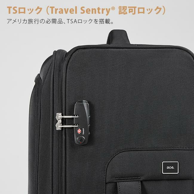 トーキョーレーベル ロックペイントSS キャリーケース ソフト ace. TOKYO LABEL tokyo-35703