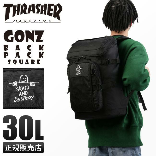 【正規取扱店】スラッシャー リュック スクエア ボックス型 30L B4 THRASHER THR-298