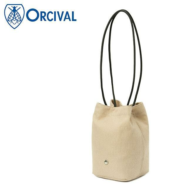 ORCIVAL パースバック　ポーチ付　未使用品 セール】[ORCIVAL/オーシバル] 巾着型パースバッグ（トート