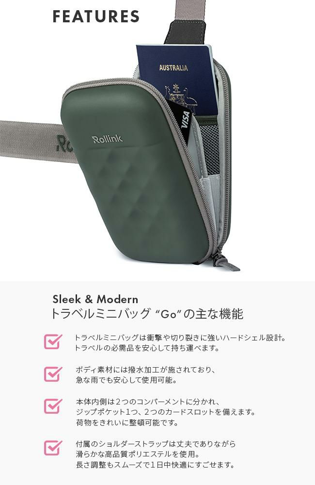 ローリンク GO ボディバッグ Rollink ro-go