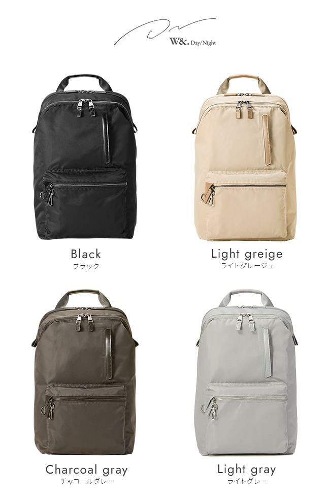 ダブルアンドデイナイト ポッケス スリムリュック2 リュック W&.Day/Night w-15276
