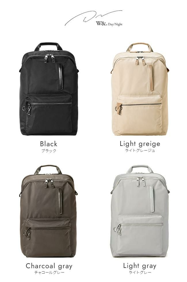 ダブルアンドデイナイト ポッケス スリムリュック2 リュック W&.Day/Night w-15277