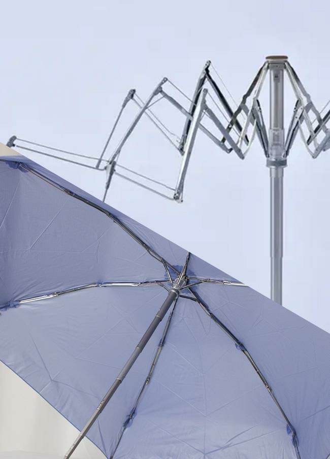 バグスロウ×アンベル フラットライトトラベル 折りたたみ傘 ミニ傘 コンパクト 軽量 Amvel FLATLITE Travel bugSlaw A2753