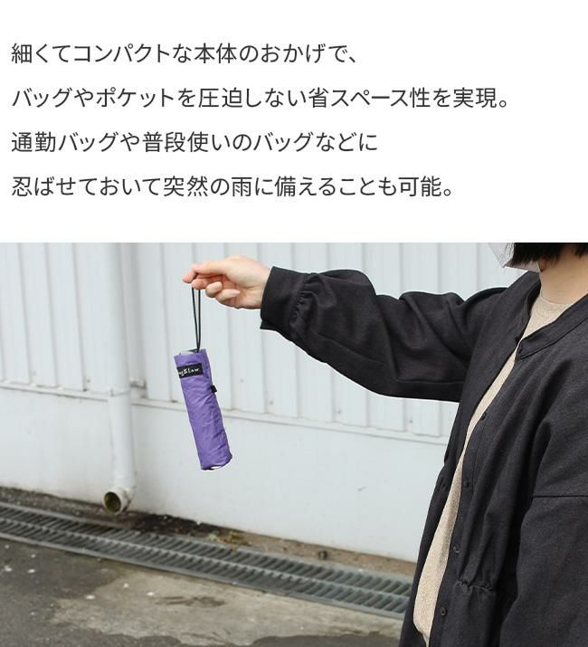 バグスロウ×アンベル オルタナスリム50 折りたたみ傘 スリム 軽量 Amvel ALTERNA SLIM50 bugSlaw A2754