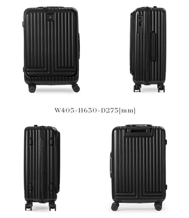 ランバンオンブルー ヴィラージュ ファスナー スーツケース LANVIN en Bleu lenb-595316