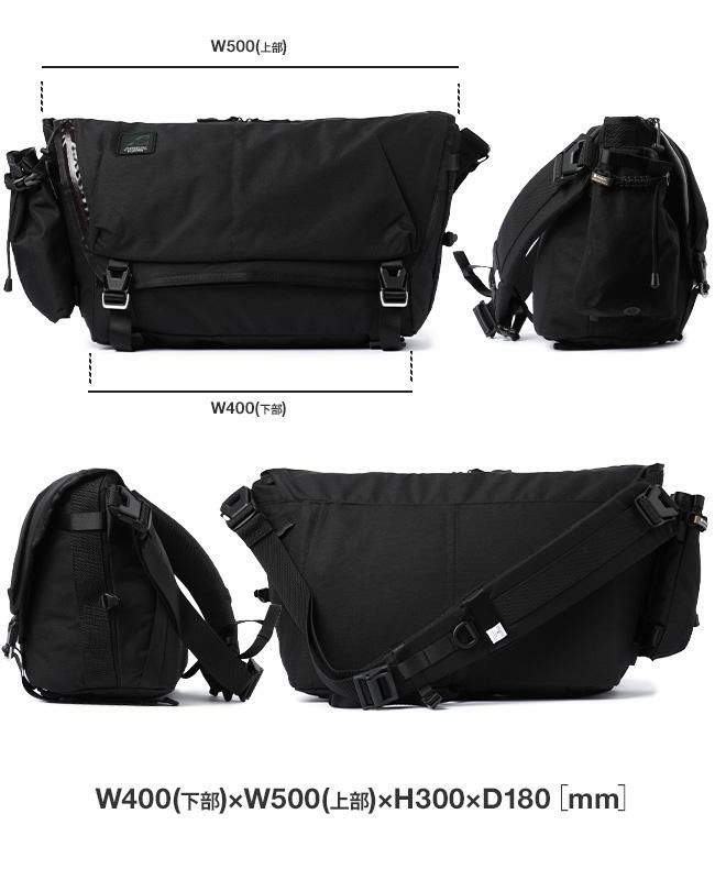 AS20V ブラック メッセンジャーバッグ 330×1100D CORDURA STANDARD SERIES MESSENGER / BLACK