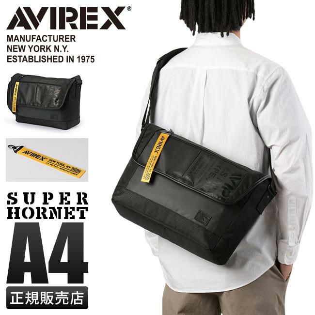 黒 ナイロン メッセンジャーバッグ　AVIREX 楽天市場】アヴィレックス ショルダーバッグ AVIREX