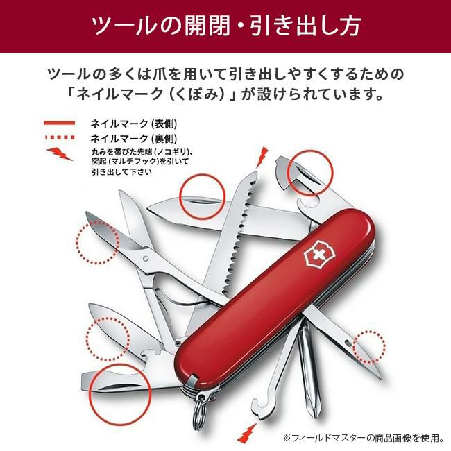 ビクトリノックス マルチツール MEDIUM POCKET KNIVES  Victorinox huntsman-15