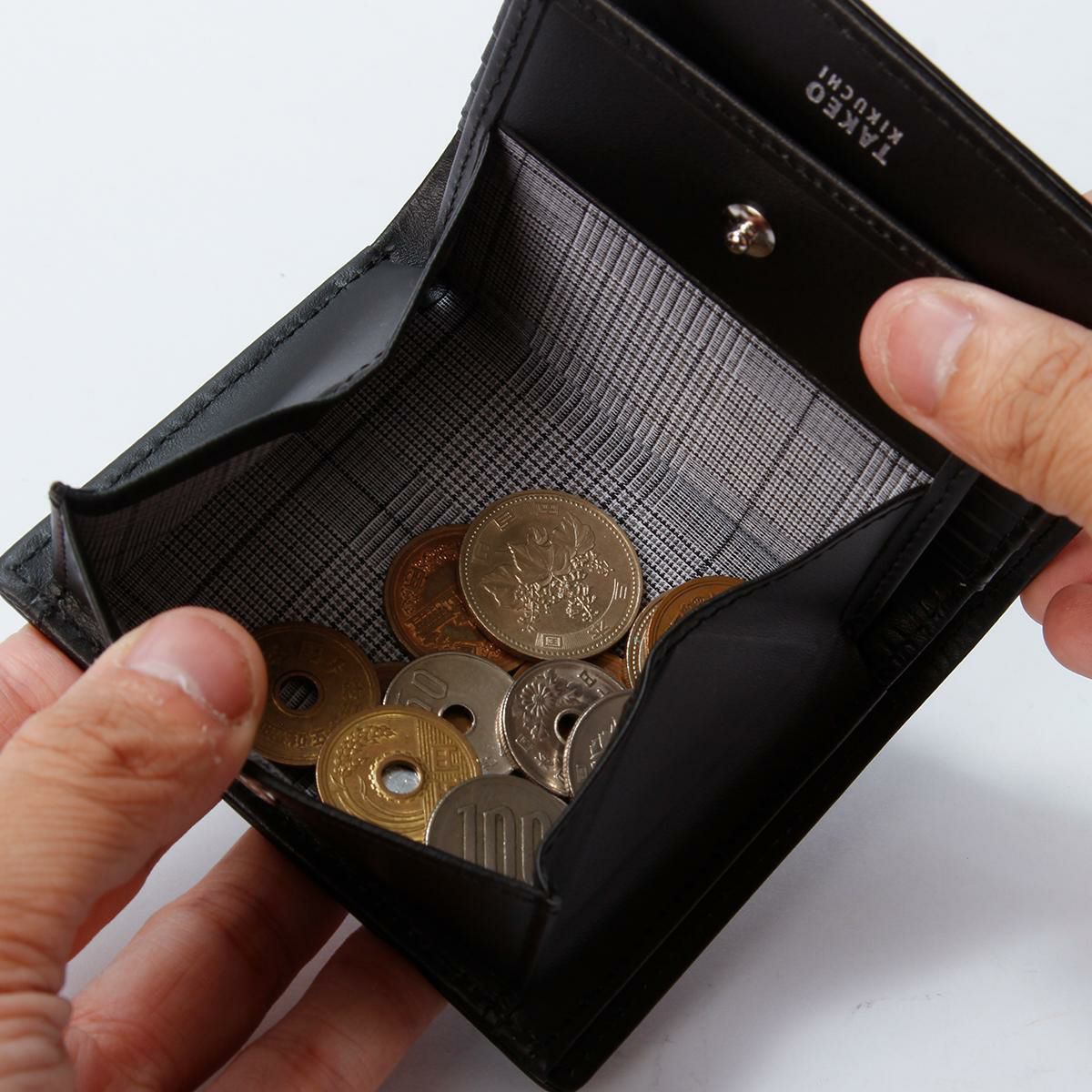 タケオキクチ コルティ 二つ折り財布 TAKEO KIKUCHI tk-742625