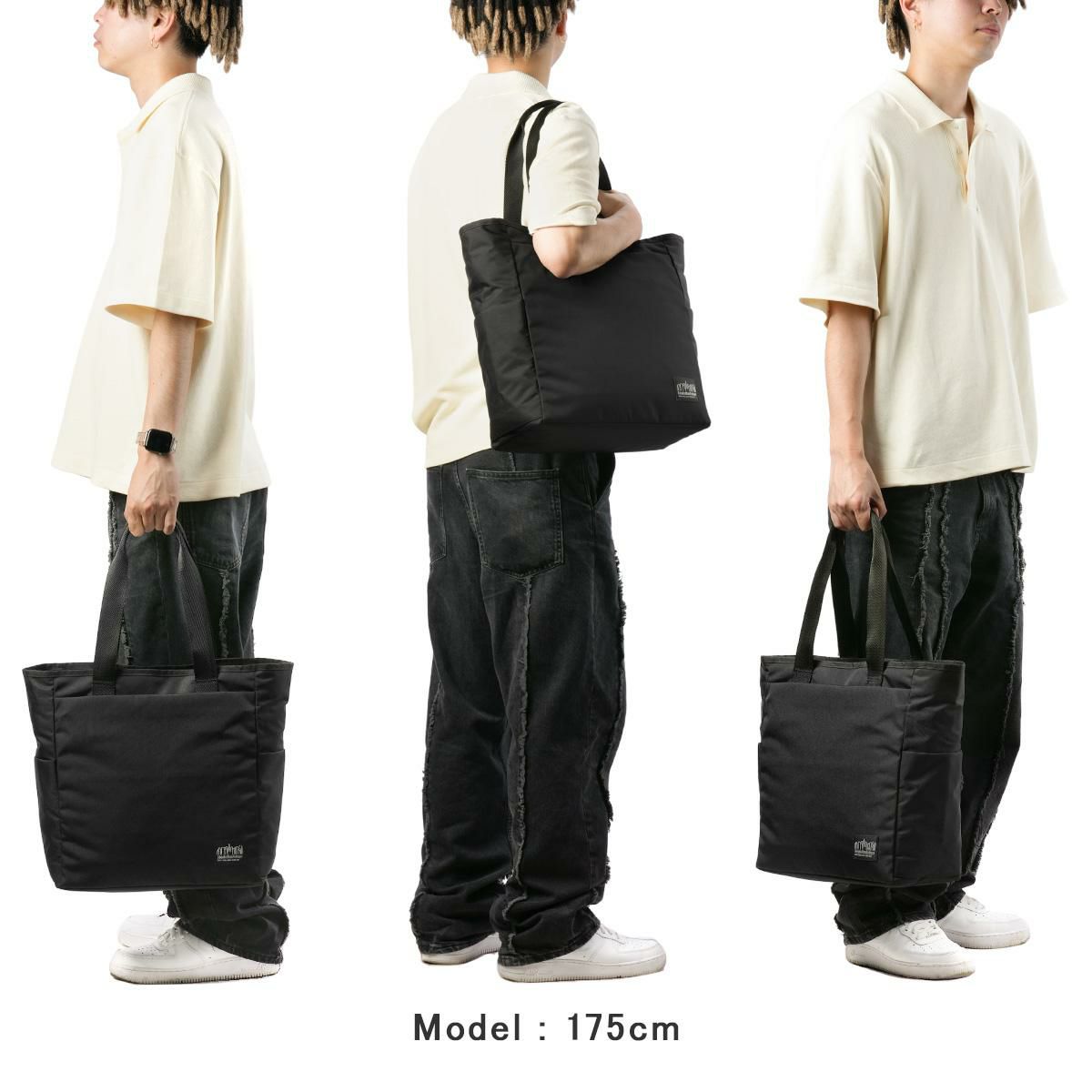 マンハッタンポーテージ ブラックレーベル コーデュラ305P トートバッグ Manhattan Portage BLACK LABEL mp1395-305pbl