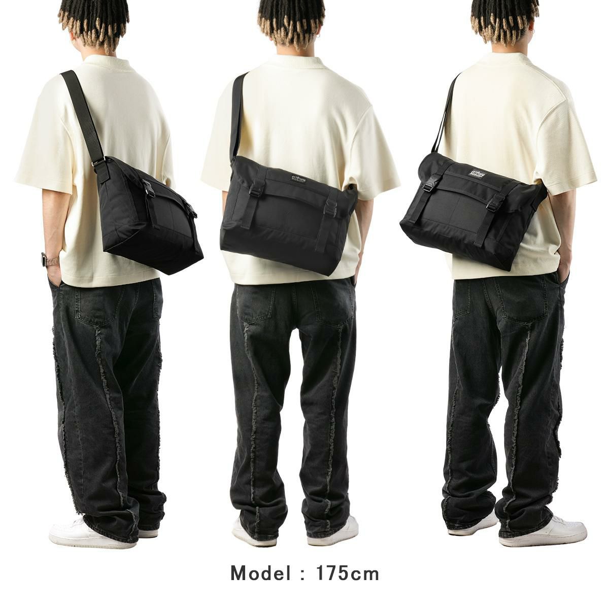 マンハッタンポーテージ ブラックレーベル コーデュラ305P メッセンジャーバッグ Manhattan Portage BLACK LABEL mp1641-305p900bl