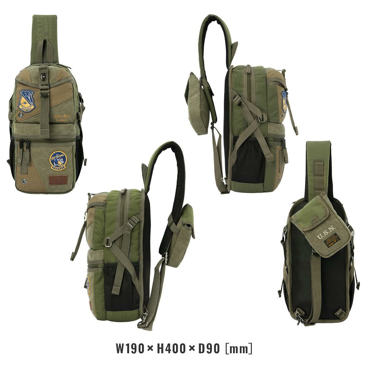 アヴィレックス イーグル ボディバッグ AVIREX avx305k