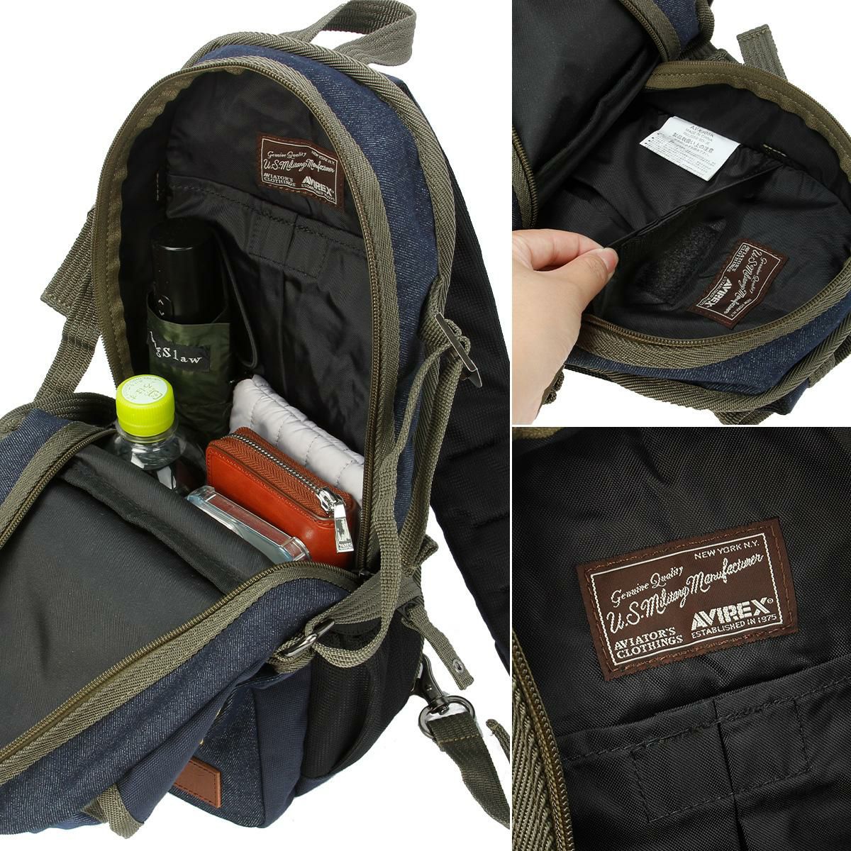 アヴィレックス イーグル ボディバッグ AVIREX avx305k