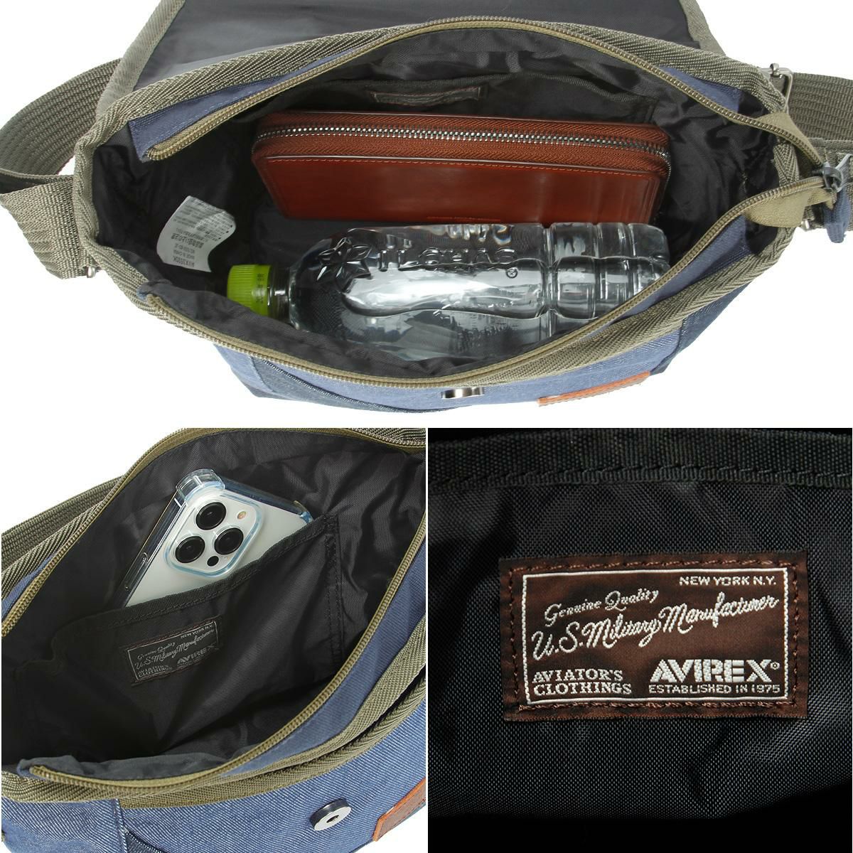 アヴィレックス イーグル ショルダーバッグ AVIREX avx3520k