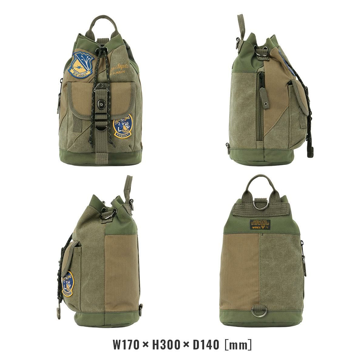 アヴィレックス イーグル ボディバッグ AVIREX avx3529k