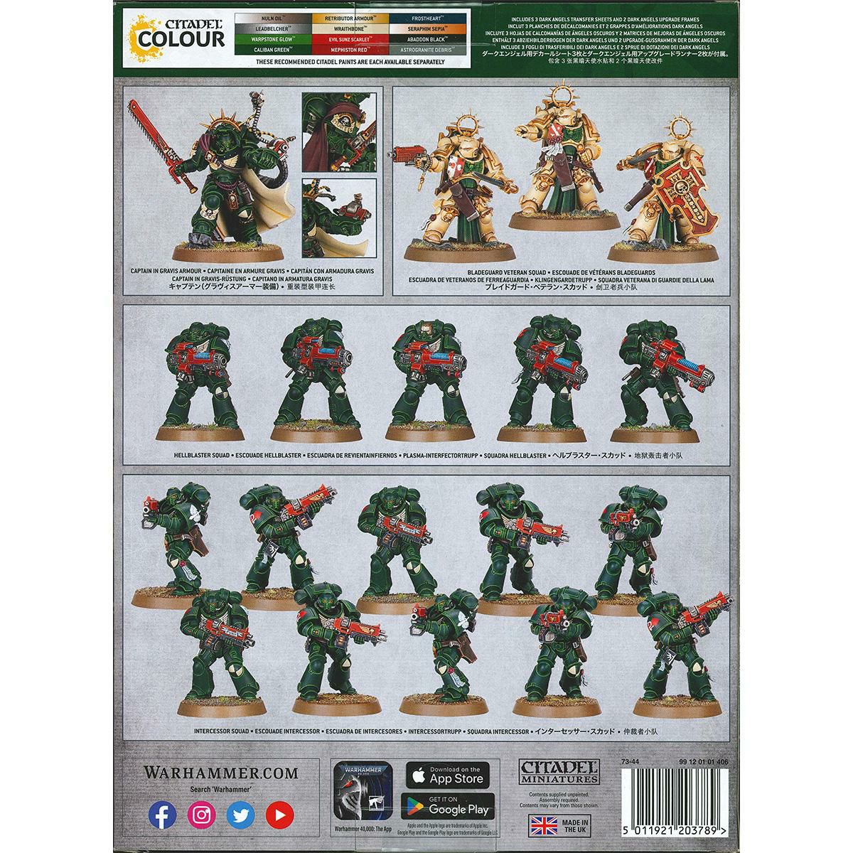 ウォーハンマー 40k コンバットパトロール：ダークエンジェル WARHAMMER 40,000 COMBAT PATROL: DARK ANGELS 73-44