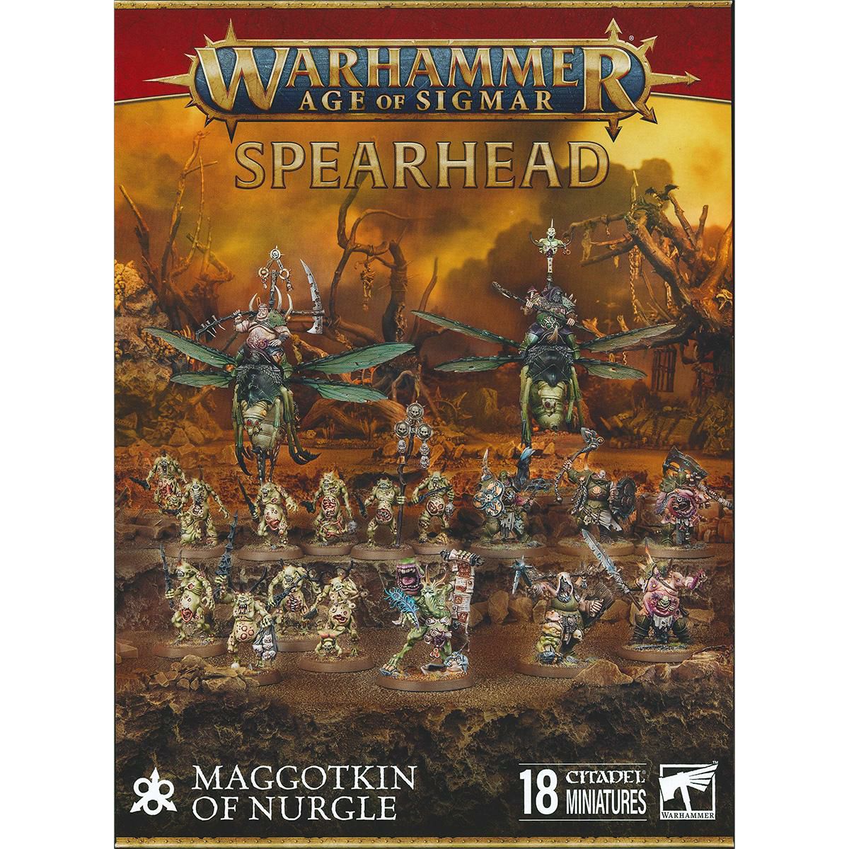 ウォーハンマー エイジ・オヴ・シグマー スピアヘッド：マゴットキン・オヴ・ナーグル WARHAMMER Age of Sigmar SPEARHEAD: MAGGOTKIN OF NURGLE 70-01