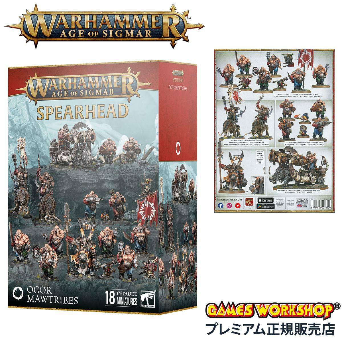 ウォーハンマー エイジ・オヴ・シグマー スピアヘッド：オゴウル・モウトライブ WARHAMMER Age of Sigmar SPEARHEAD：OGOR MAWTRIBES 70-13