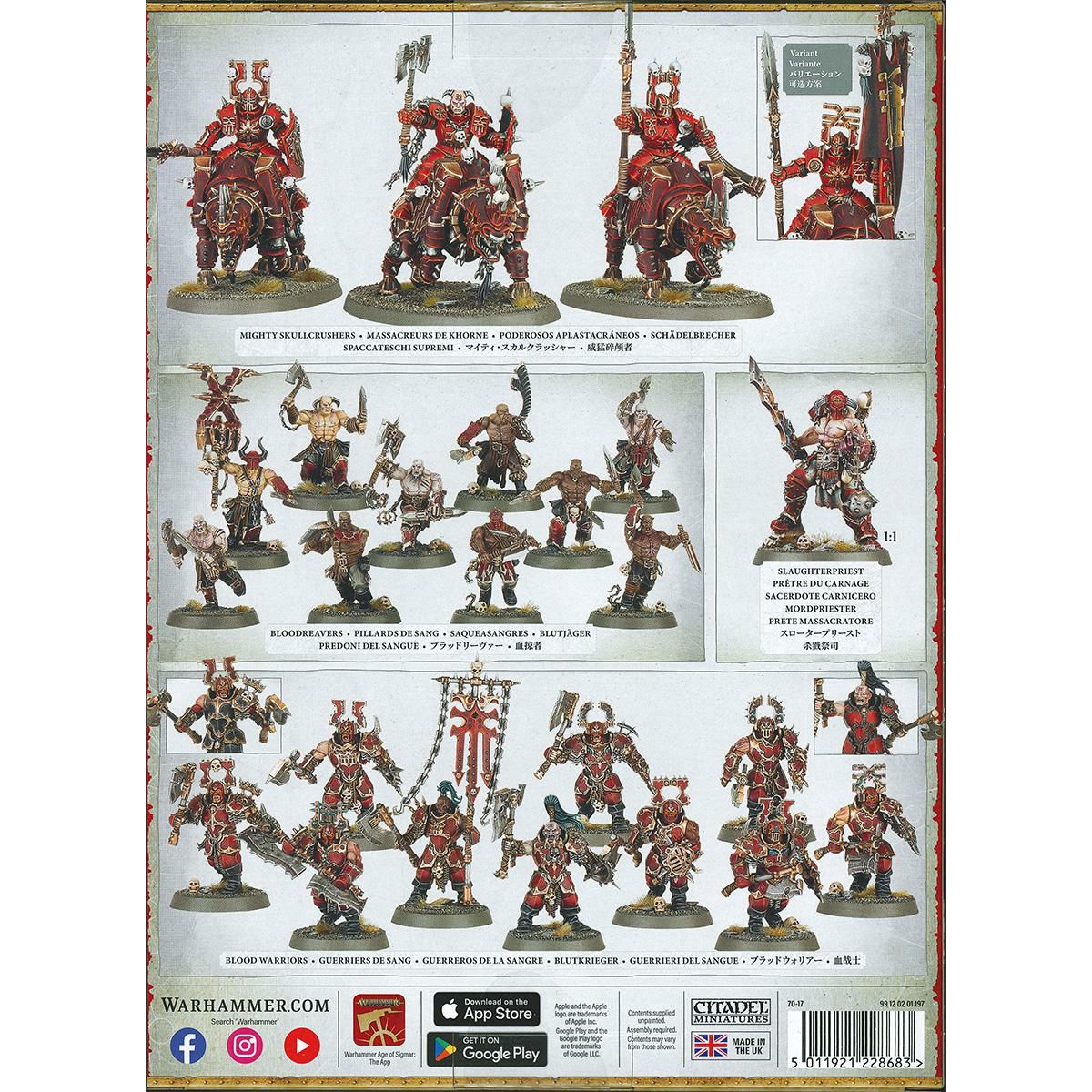 ウォーハンマー エイジ・オヴ・シグマー スピアヘッド：ブレイド・オヴ・コーン WARHAMMER Age of Sigmar SPEARHEAD: BLADES OF KHORNE 70-17