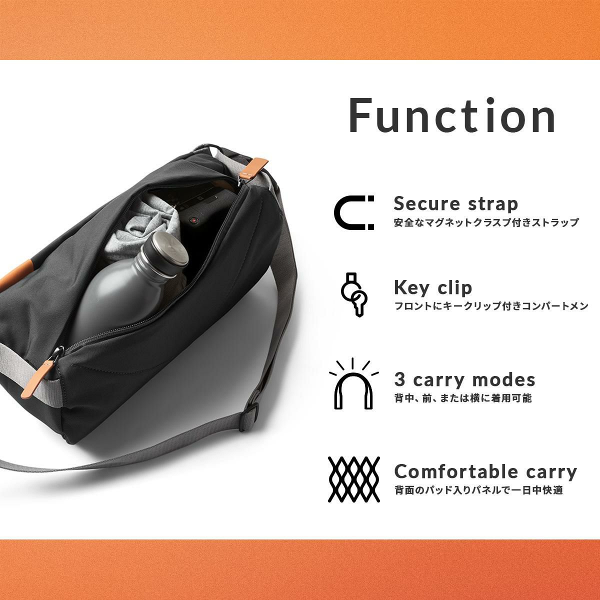 ベルロイ Classic ウエストバッグ Bellroy bsla