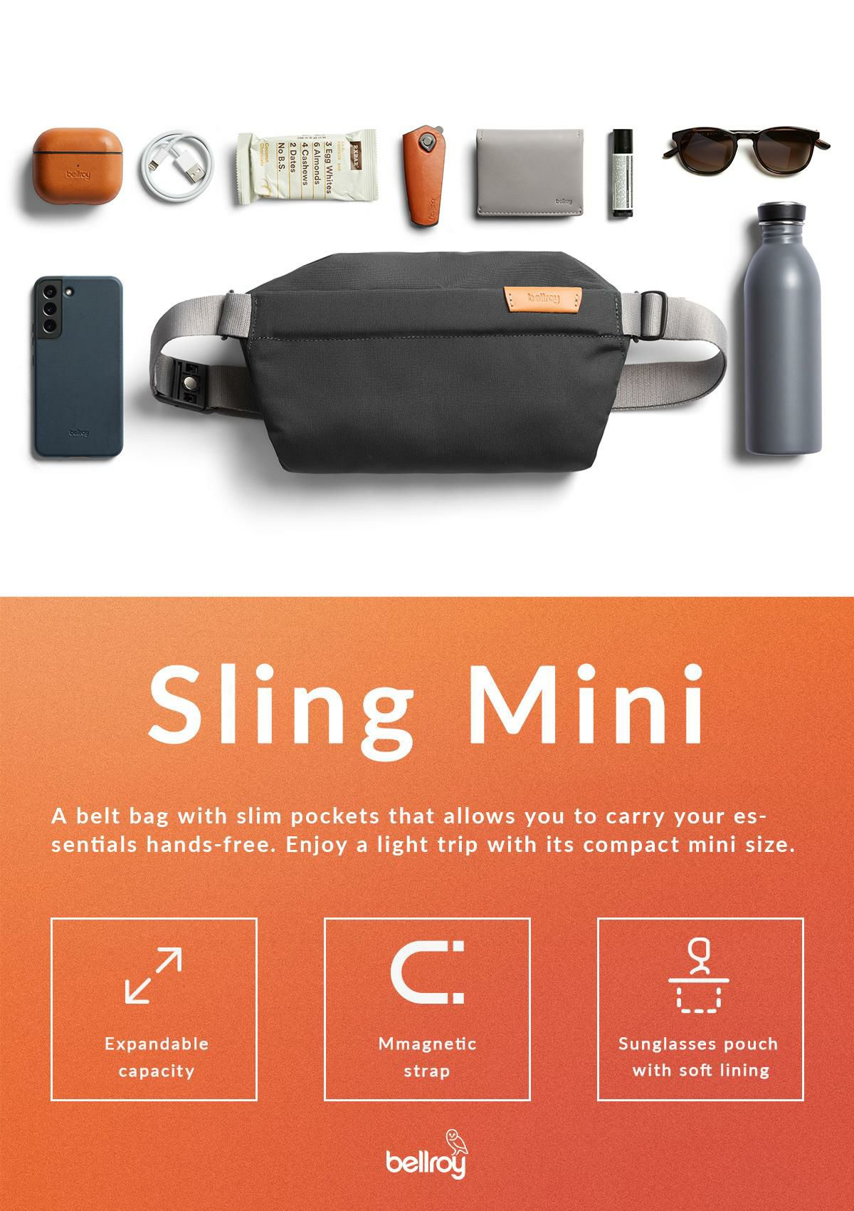 ベルロイ Classic ウエストバッグ Bellroy bsma