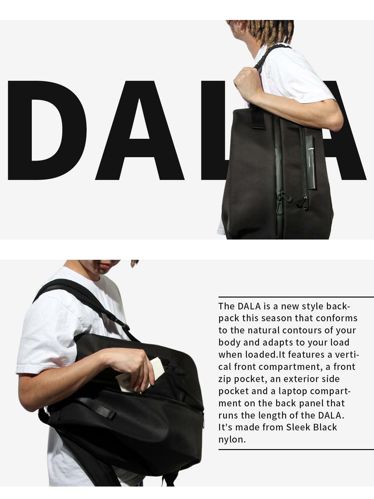 極美品 cote&ciel DALA SLEEK BLACK