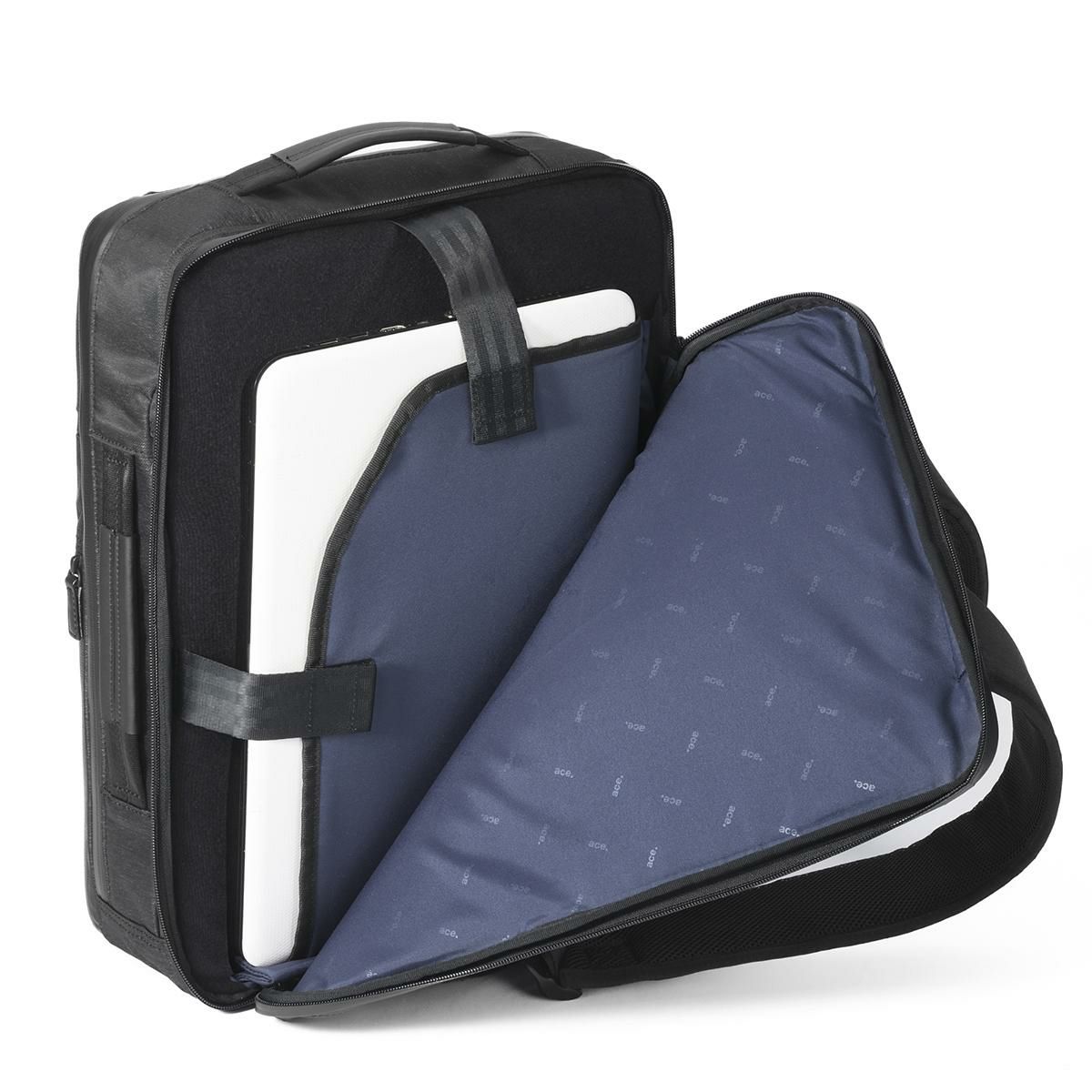 エース ジーンレーベル ガジェタブルヘザー ビジネスリュック ace.GENE LABEL gene-68294