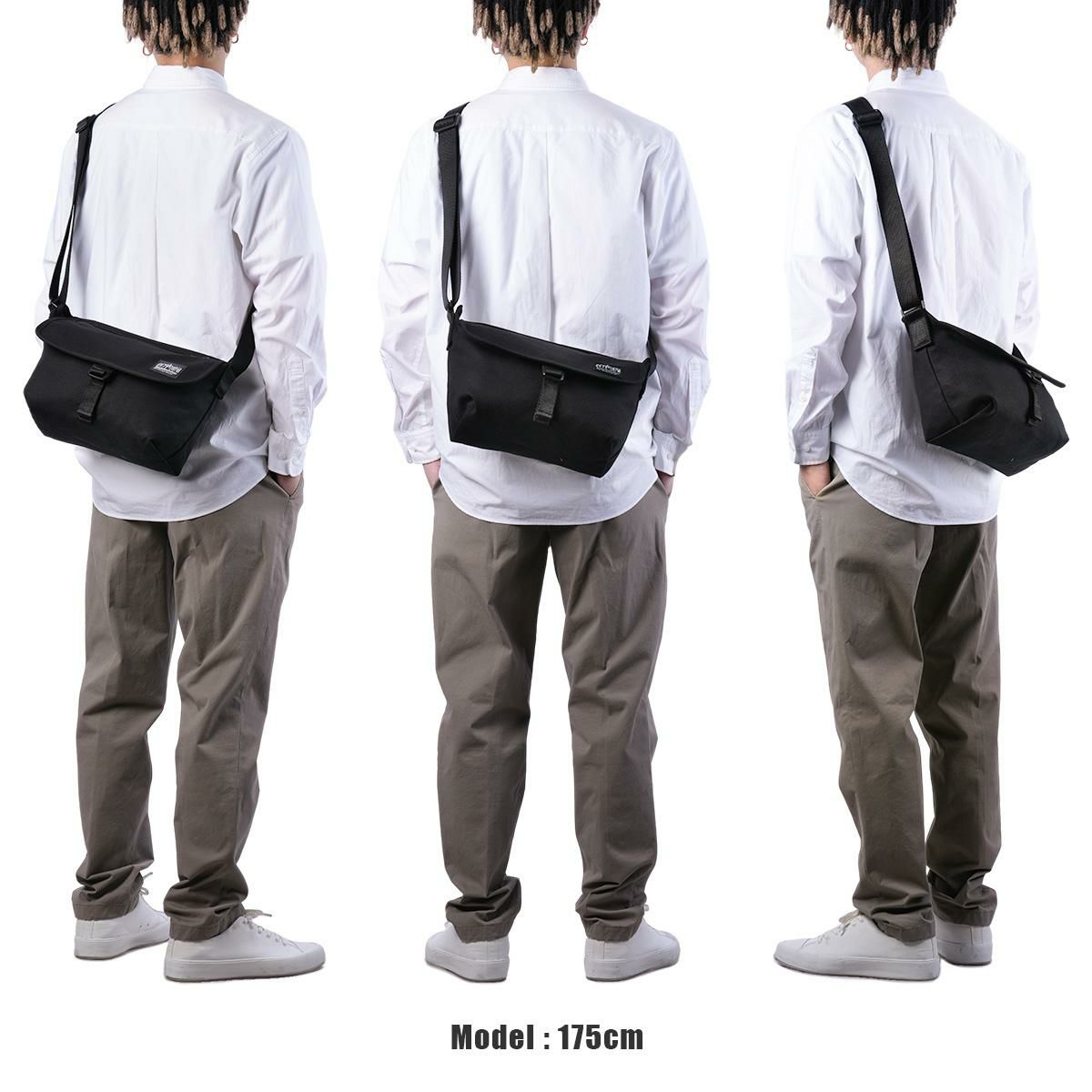 マンハッタンポーテージ ブラックレーベル キャンバスライト メッセンジャーバッグ Manhattan Portage BLACK LABEL mp1441cvlbl