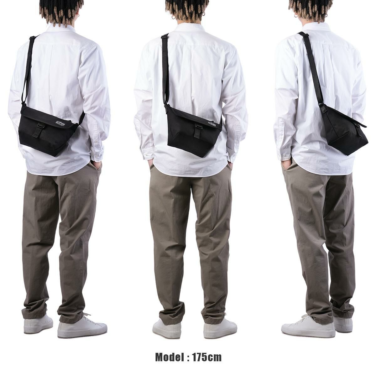 マンハッタンポーテージ ブラックレーベル キャンバスライト メッセンジャーバッグ Manhattan Portage BLACK LABEL mp1603cvlbl