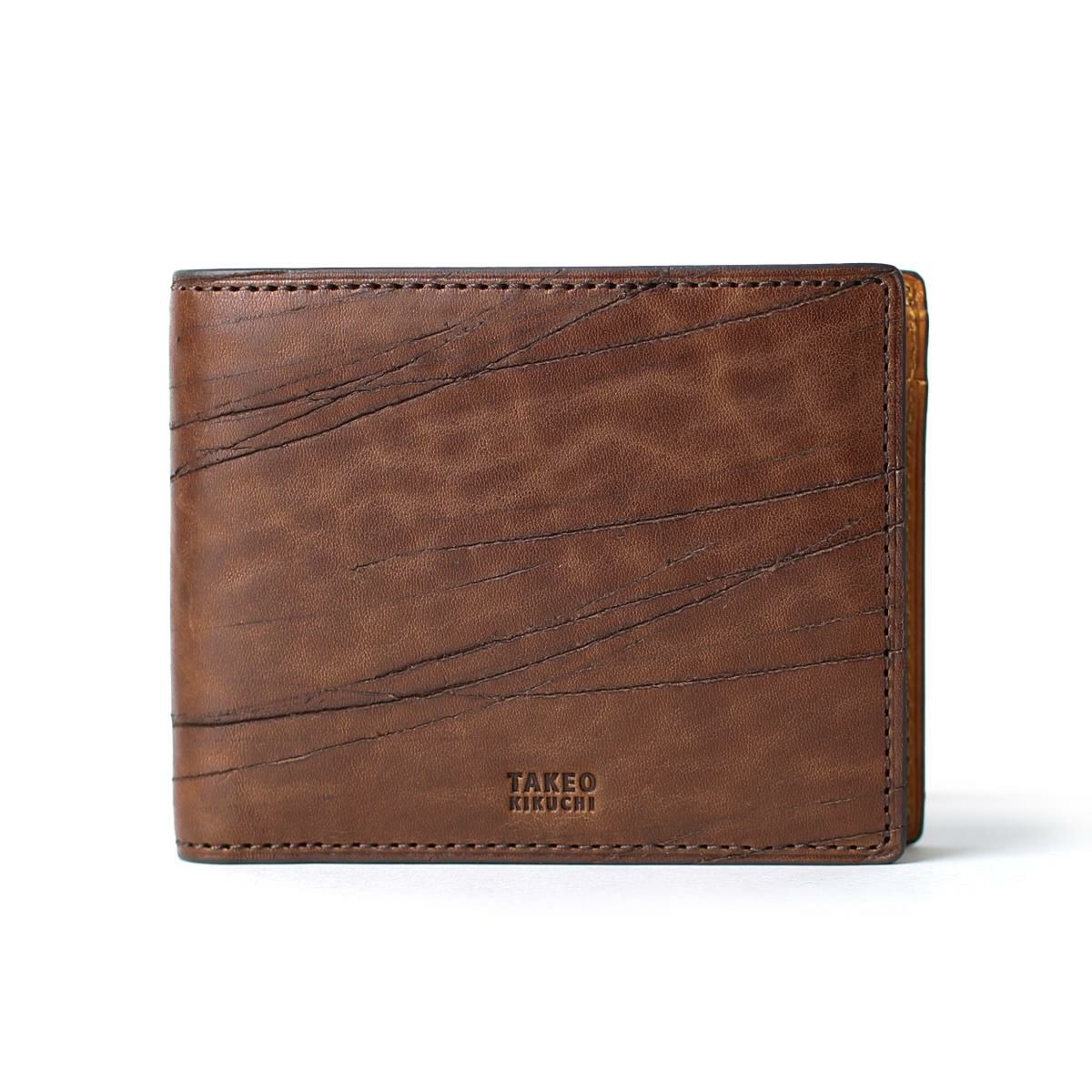 タケオキクチ ハーベイ 二つ折り財布 TAKEO KIKUCHI tk-747613