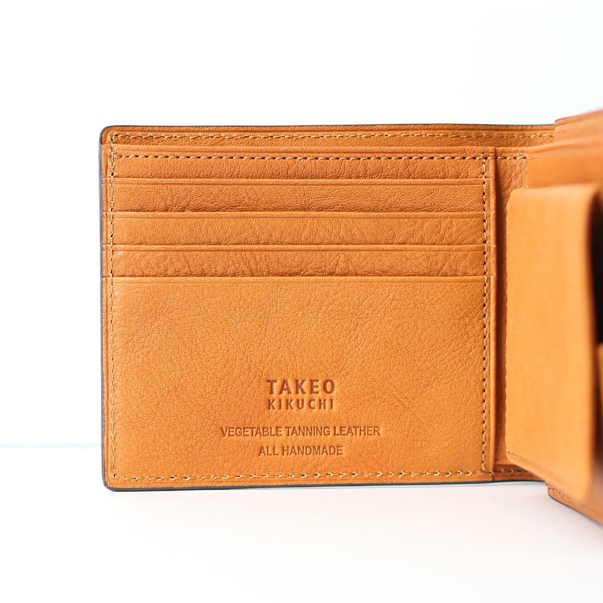 タケオキクチ ハーベイ 二つ折り財布 TAKEO KIKUCHI tk-747613