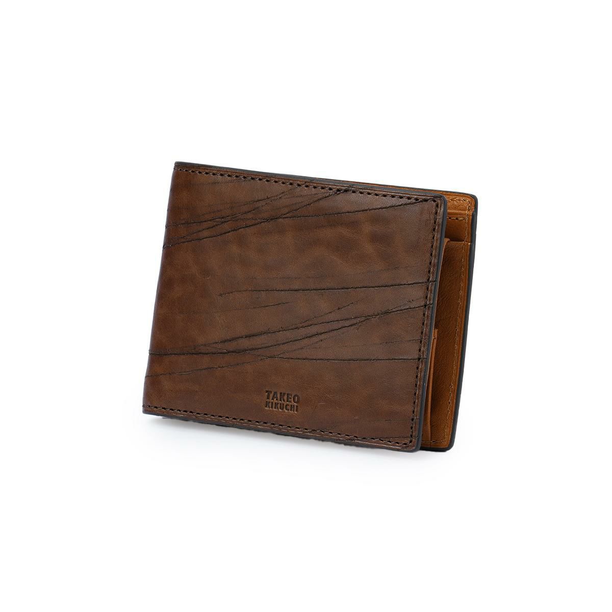 タケオキクチ ハーベイ 二つ折り財布 TAKEO KIKUCHI tk-747613