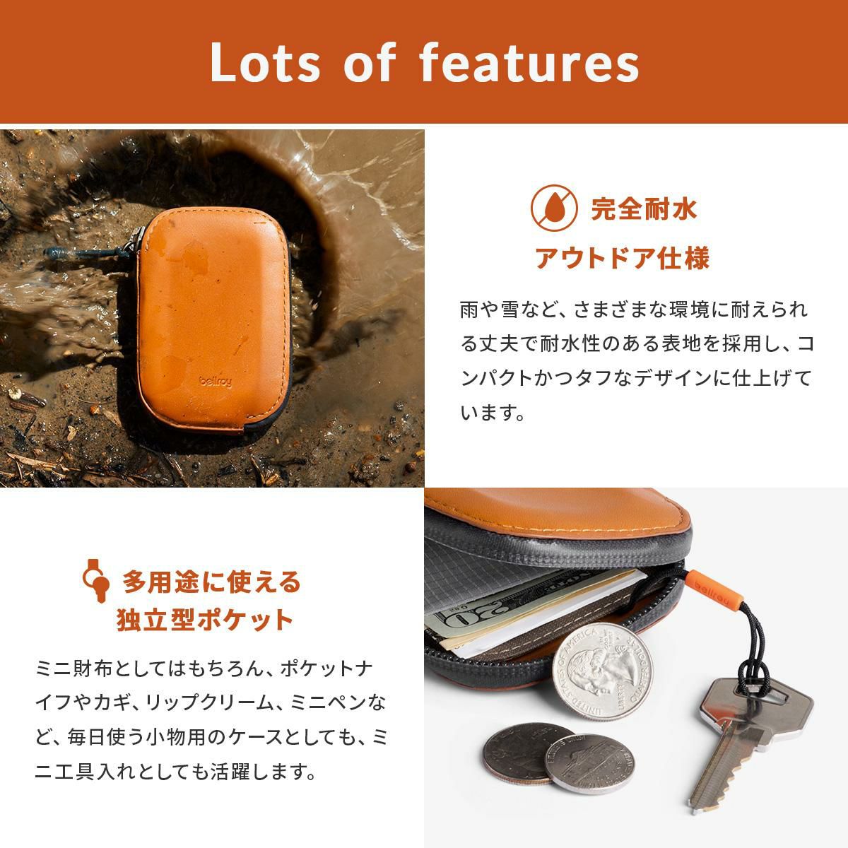 ベルロイ WALLETS カードケース 名刺入れ Bellroy wawb