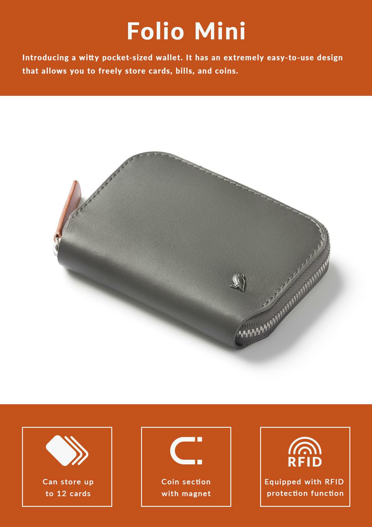 ベルロイ WALLETS ミニウォレット Bellroy wfma
